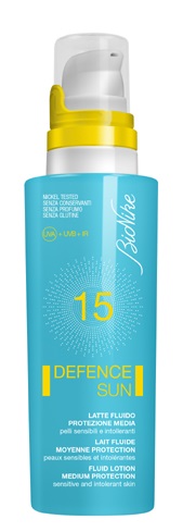 DEFENCE SUN 15 LATTE FLUIDO PROTEZIONE MEDIA 125 ML - Farmadillo