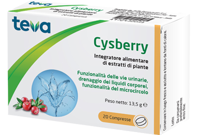 CYSBERRY TEVA 20 COMPRESSE - Farmadillo