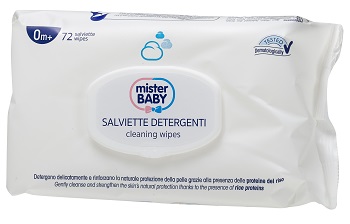 MISTER BABY SALVIETTE DETERGENTI 72 PEZZI - Farmadillo