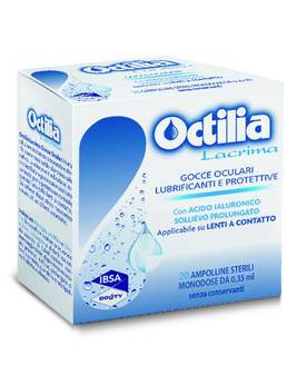 OCTILIA LACRIMA SOLLIEVO PROLUNGATO 20 FLACONCINI MONODOSE 0,35 ML - Farmadillo