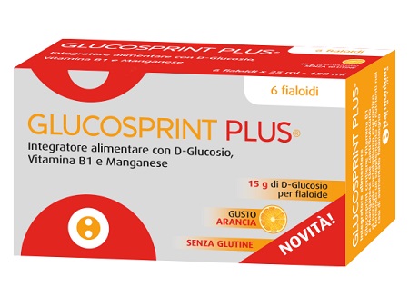 GLUCOSPRINT PLUS ARANCIA 6 FIALOIDI DA 25 ML - Farmadillo