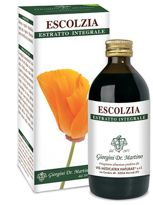 ESCOLZIA ESTRATTO INTEGRALE 200 ML - Farmadillo