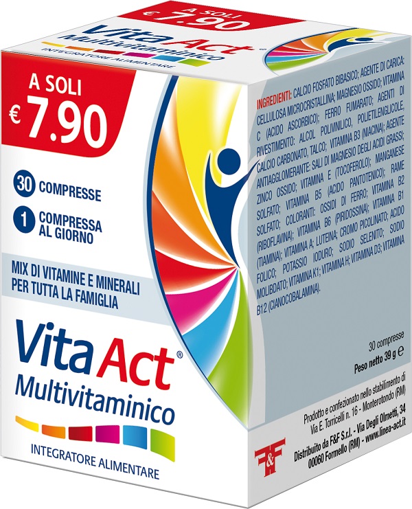 VITA ACT MULTIVITAMINICO 30 COMPRESSE - Farmadillo
