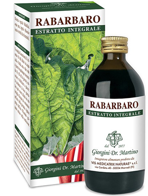 RABARBARO ESTRATTO INTEGRALE 200 ML - Farmadillo