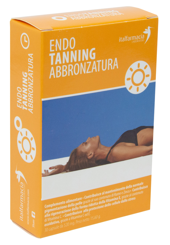 ENDO TANNING ABBRONZATURA 30 CAPSULE - Farmadillo