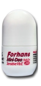 FORHANS COSMETIC ROLL-ON SENSITIVE VIT E 50 ML - Farmadillo