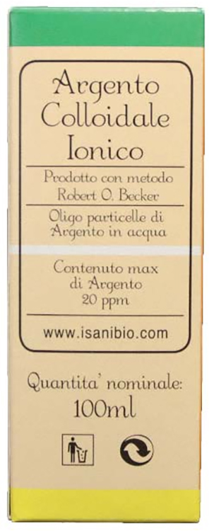 ARGENTO COLLOIDALE IONICO 20 PPM 100 ML - Farmadillo