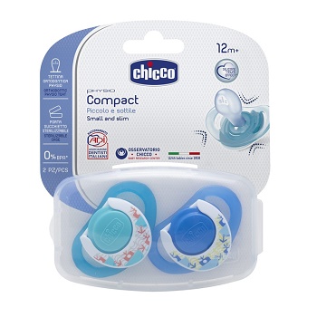 CHICCO SUCCHIETTO COMPACT BOY S 16-36 MESI 2 PEZZI - Farmadillo
