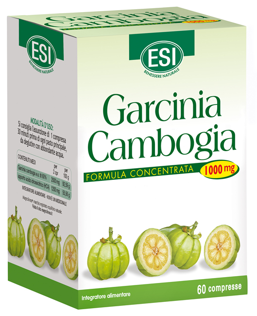 ESI GARCINIA CAMBOGIA 1000 MG 60 COMPRESSE - Farmadillo