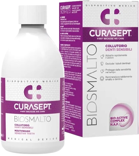 CURASEPT BIOSMALTO COLLUTORIO DENTI SENSIBILI 300 ML - Farmadillo