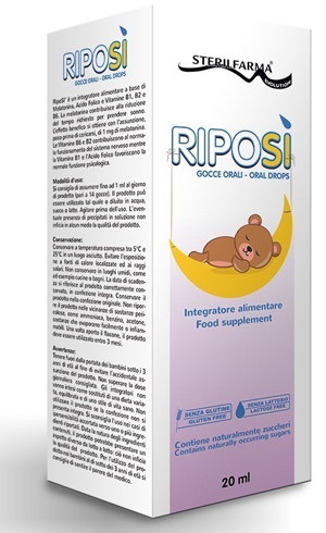 RIPOSI' NOTTE GOCCE ORALI 20 ML - Farmadillo
