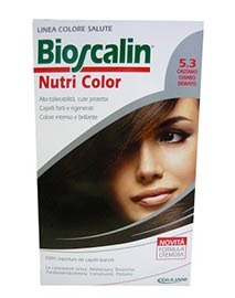 BIOSCALIN NUTRI COLOR 5,3 CASTANO CHIARO DORATO SINCROB 124 ML - Farmadillo