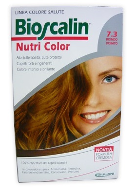 BIOSCALIN NUTRI COLOR 7,3 BIONDO DORATO SINCROB 124 ML - Farmadillo