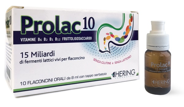 PROLAC10 FERMENTI LATTICI 15 MILIARDI 10 FLACONCINI 8 ML - Farmadillo