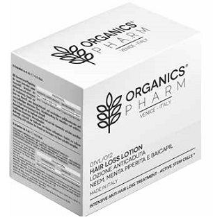 ORGANICS PHARM HAIR LOSS LOTION NEEM OIL-PEPPERMINT-BAICAPIL 12 FIALE DA 6 ML - Farmadillo