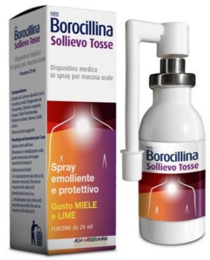 NEOBOROCILLINA SOLLIEVO TOSSE SPRAY 20 ML - Farmadillo