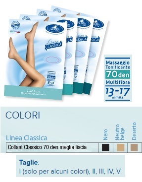 SAUBER COLLANT 70 DENARI MAGLIA LISCIA N BEIG 4 LINEA CLASSICA - Farmadillo