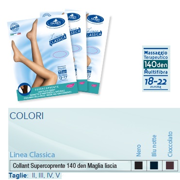 SAUBER COLLANT 140 DENARI SUPER COPRENTE MICRORETE CIOCCOLATO 2 LINEA CLASSICA - Farmadillo