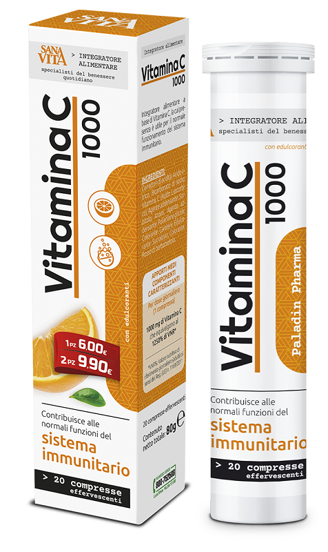 SANAVITA VITAMINA C 20 COMPRESSE EFFERVESCENTI - Farmadillo