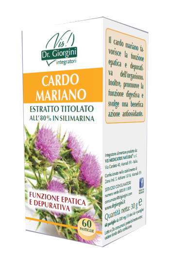 CARDO MARIANO ESTRATTO TITOLATO 60 PASTIGLIE - Farmadillo
