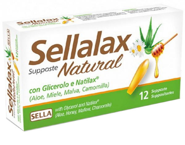 SELLALAX NATURAL MD 12 SUPPOSTE - Farmadillo