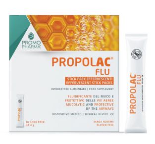 PROPOL AC FLU EFFERVESCENTE 10 BUSTINE - Farmadillo