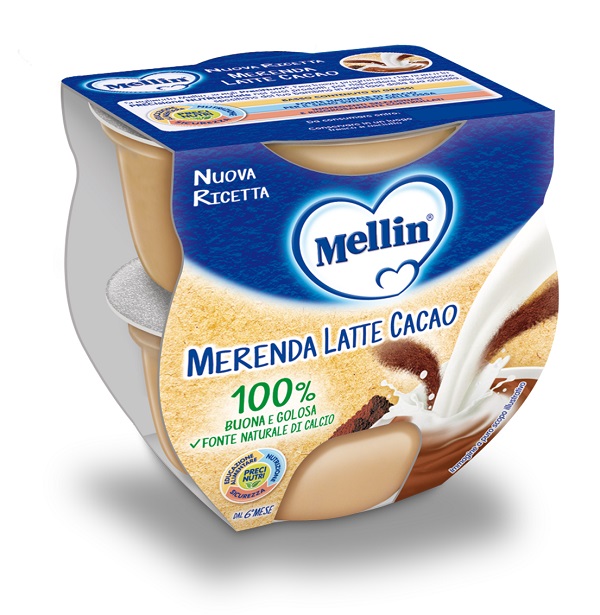 MELLIN MERENDA LATTE CACAO 2 X 100 G - Farmadillo