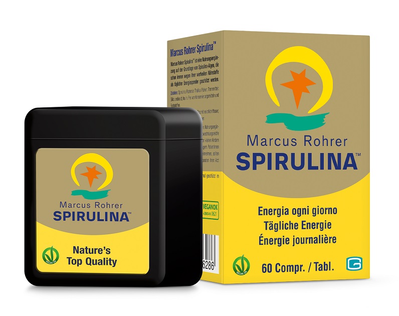 SPIRULINA MARCUS ROHRER TASCABILE 60 COMPRESSE - Farmadillo