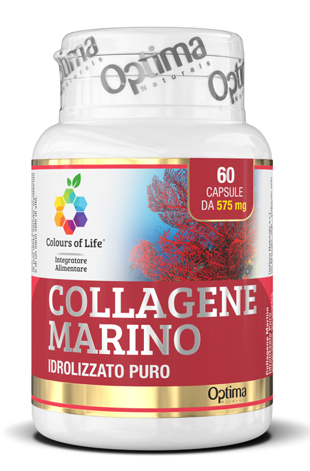 COLOURS OF LIFE COLLAGENE MARINO IDROLIZZATO PURO 60 CAPSULE 575 MG - Farmadillo