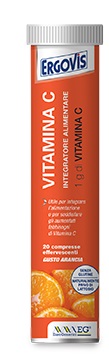 ERGOVIS VIT C 1000MG 20 COMPRESSE EFFERVESCENTI - Farmadillo