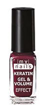 MY NAIL KERATIN GEL & VOLUME EFFECT 105 AMARANTH RED - Farmadillo