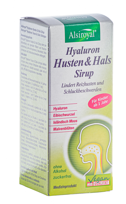 HYALURON TOSSE & GOLA SCIROPPO 150 ML - Farmadillo