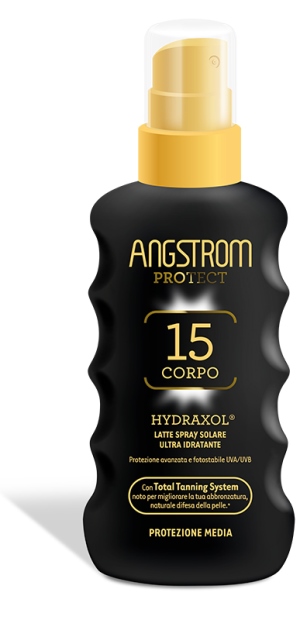 ANGSTROM PROTECT HYDRAXOL LATTE SPRAY SOLARE PROTEZIONE 15 175 ML - Farmadillo