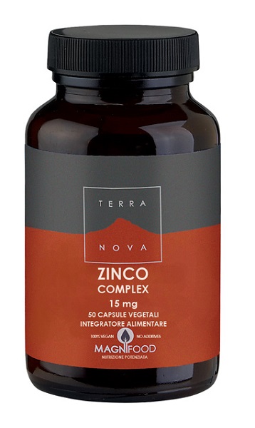 TERRANOVA COMPLESSO DI ZINCO 15 MG 50 CAPSULE - Farmadillo
