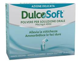 DULCOSOFT POLVERE PER SOLUZIONE ORALE 20 BUSTINE - Farmadillo