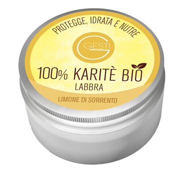 GESTI 100% KARITE' BIO 10 ML LIMONE DI SORRENTO LABBRA - Farmadillo