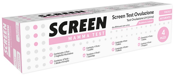 SCREEN TEST RAPIDO OVULAZIONE SCREEN 4 PEZZI - Farmadillo