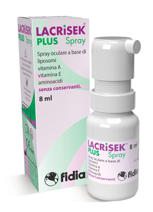 LACRISEK PLUS SPRAY SENZA CONSERVANTI SOLUZIONE OFTALMICA 8 ML - Farmadillo