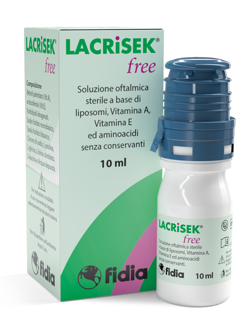 LACRISEK FREE SOLUZIONE OFTALMICA SENZA CONSERVANTI 10 ML - Farmadillo