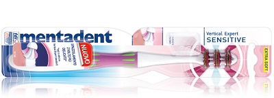 MENTADENT SPAZZOLINO VERTICAL EXPERT SENSI - Farmadillo