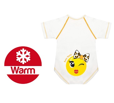 BODY 0 36 M CALDO COTONE WARM BABY SMILE FIOCCHETTINA - Farmadillo