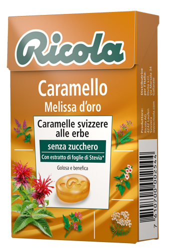 RICOLA HERB-CARAMEL 50 G - Farmadillo