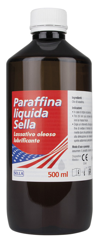 PARAFFINA LIQUIDA MD LASSATIVO 500 ML SELLA - Farmadillo