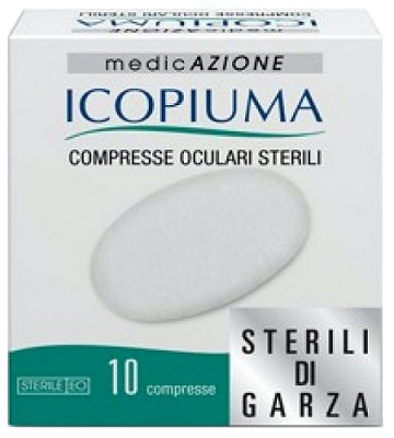 COMPRESSE OCULARI ADESIVE STERILI 10 PEZZI - Farmadillo