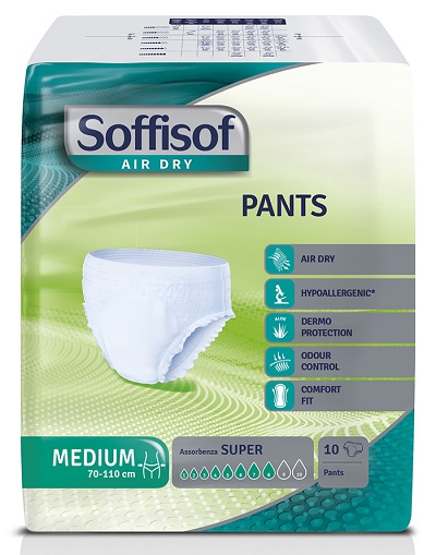 PULL UP PANTS AIR DRY SOFFISOF M EXTRA 10 PEZZI - Farmadillo