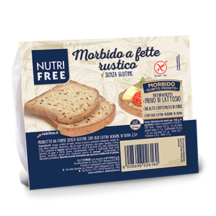 NUTRIFREE MORBIDO A FETTE RUSTICO 165 G - Farmadillo
