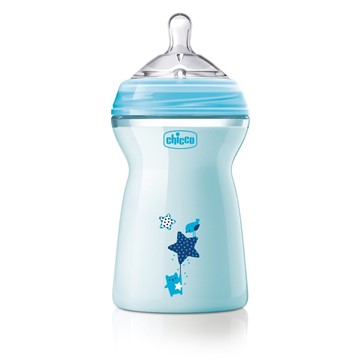 CHICCO BIBERON NATURAL FEELING 6 M+ BOY 330 ML - Farmadillo