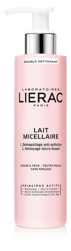 LIERAC DEMAQUILLANT LATTE MICELLARE A DOPPIA AZIONE 200 ML - Farmadillo