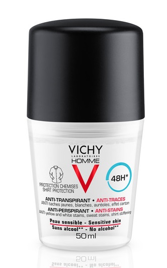 VICHY HOMME DEO ANTI-MACCHIE 50 ML - Farmadillo