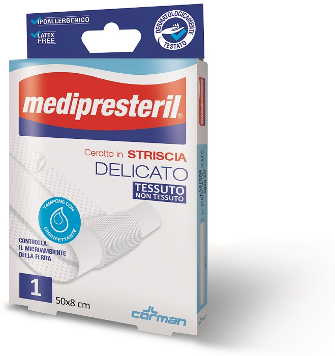 CEROTTO IN STRISCIA MEDIPRESTERIL FLESSIBILE 50X8CM - Farmadillo